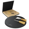 Branded Round Slate Cheese Board Sets